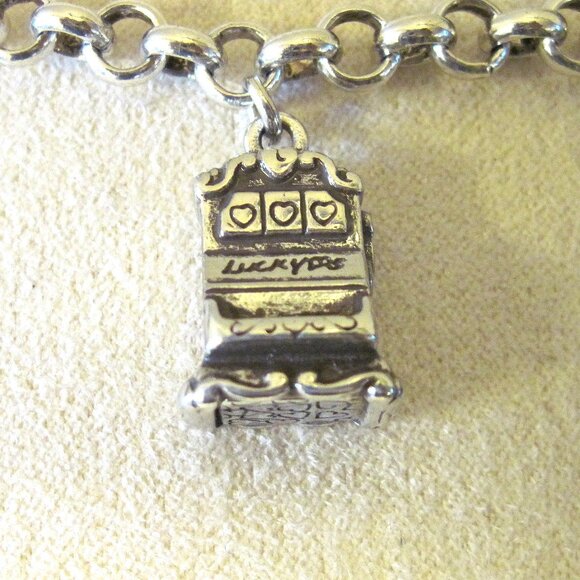 Brighton Silver Viva Las Vegas Charm Bracelet - Picture 5 of 12